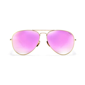 Rose Gold & Pink Tortoise with Soft Pink Mirror Lens